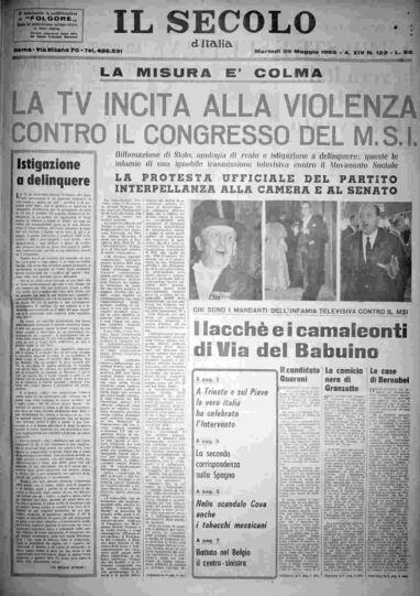 martedì 25 maggio 1965