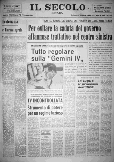 sabato 5 giugno 1965