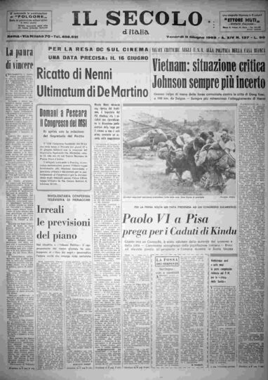 venerdì 11 giugno 1965