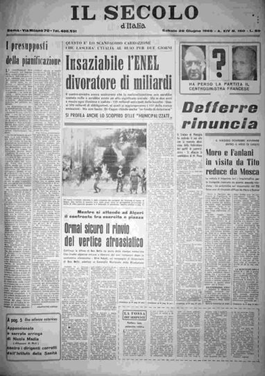 sabato 26 giugno 1965