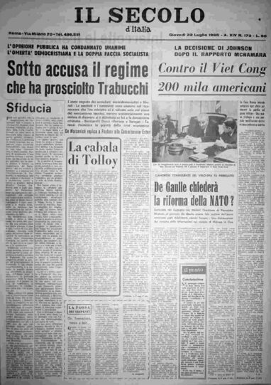 giovedì 22 luglio 1965