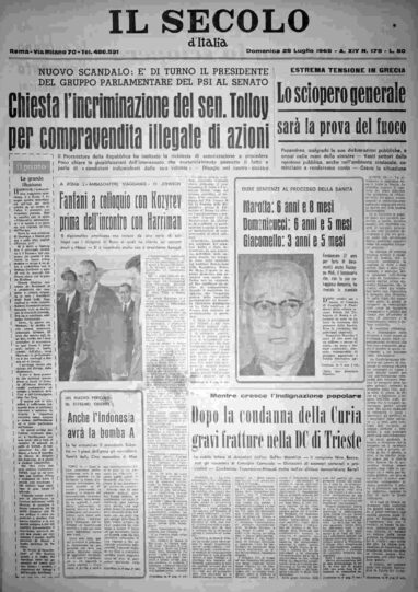 domenica 25 luglio 1965