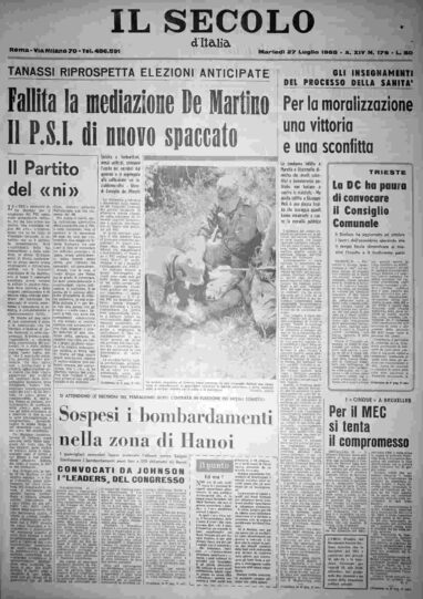 martedì 27 luglio 1965