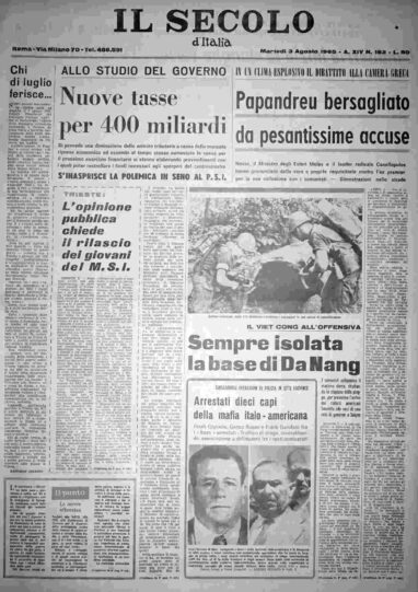 martedì 3 agosto 1965