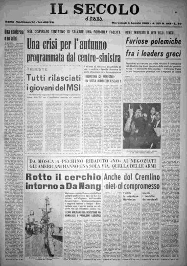 mercoledì 4 agosto 1965