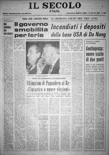 venerdì 6 agosto 1965
