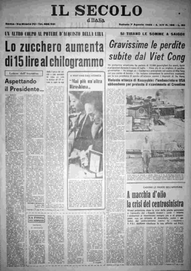 sabato 7 agosto 1965