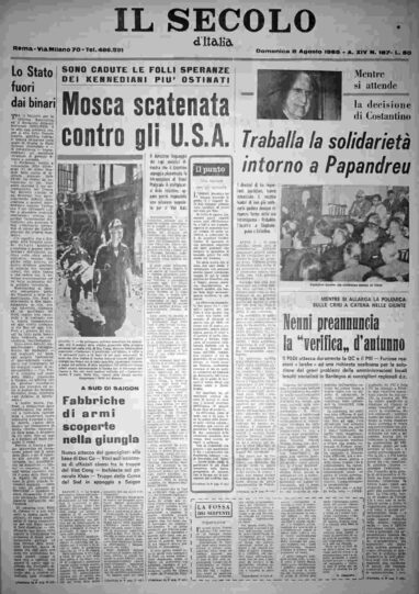 domenica 8 agosto 1965