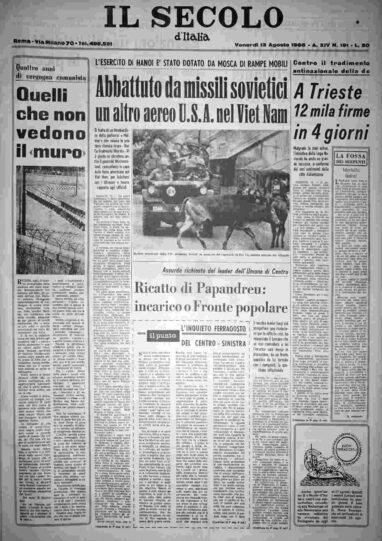 venerdì 13 agosto 1965