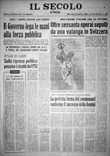 martedì 31 agosto 1965