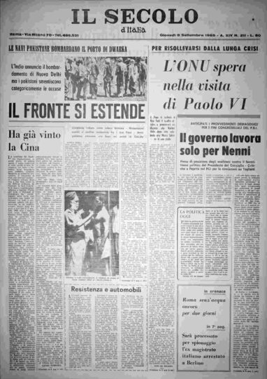 giovedì 9 settembre 1965