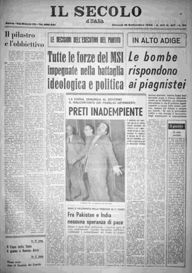 giovedì 16 settembre 1965