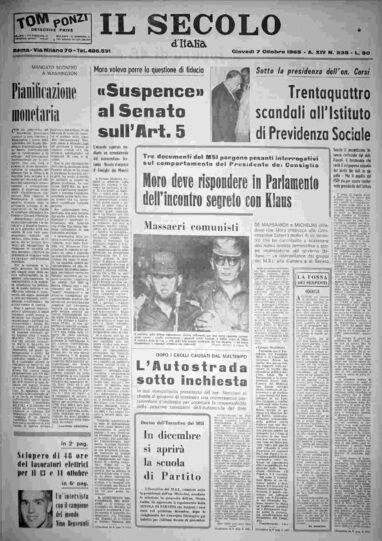 giovedì 7 ottobre 1965