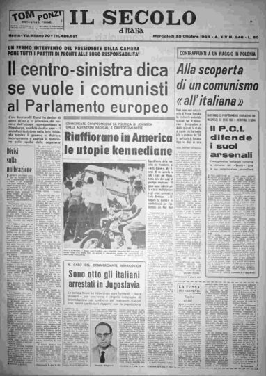 mercoledì 20 ottobre 1965