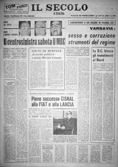venerdì 22 ottobre 1965