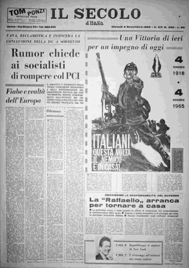 giovedì 4 novembre 1965