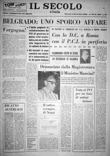 giovedì 11 novembre 1965