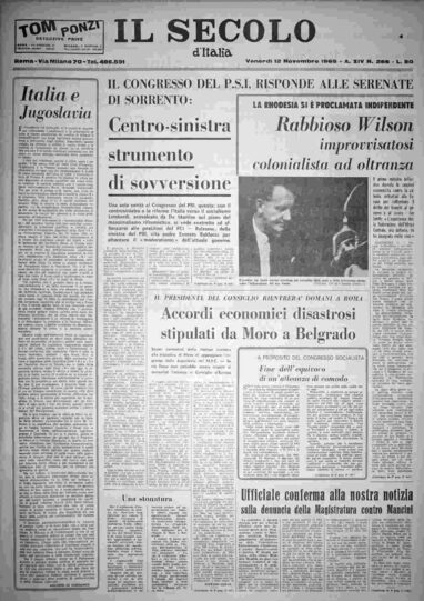 venerdì 12 novembre 1965