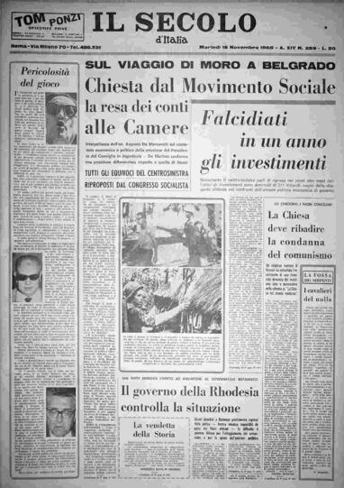 martedì 16 novembre 1965