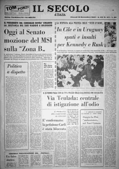 giovedì 18 novembre 1965