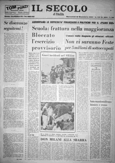 mercoledì 15 dicembre 1965