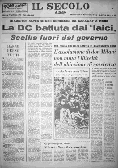 mercoledì 16 febbraio 1966