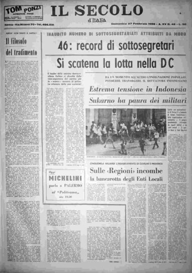 domenica 27 febbraio 1966