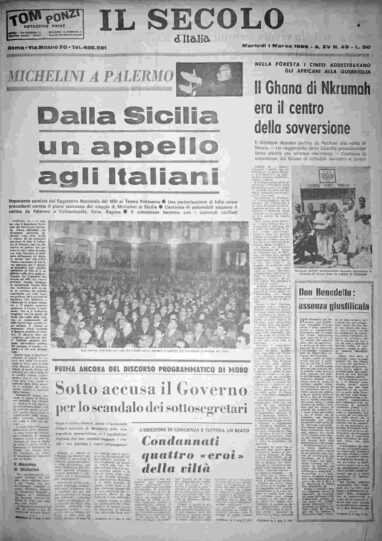 martedì 1 marzo 1966
