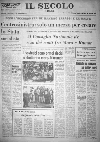 giovedì 3 marzo 1966