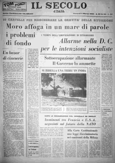 venerdì 4 marzo 1966