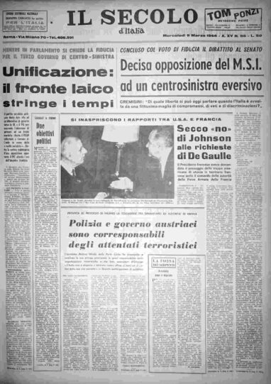 mercoledì 9 marzo 1966