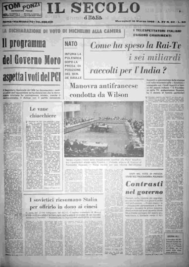 mercoledì 16 marzo 1966