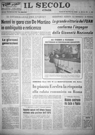venerdì 25 marzo 1966