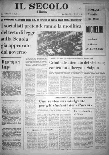sabato 2 aprile 1966
