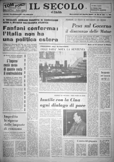 mercoledì 20 aprile 1966
