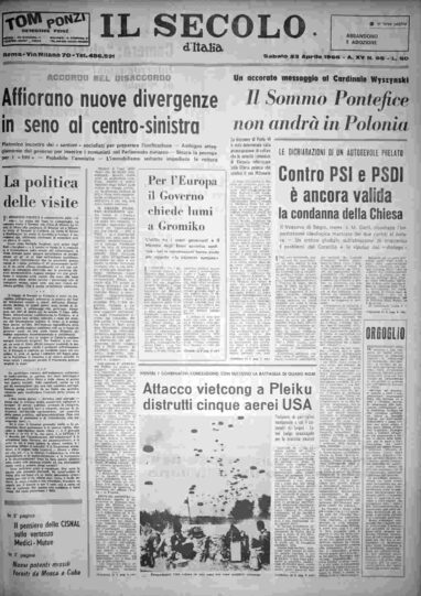 sabato 23 aprile 1966