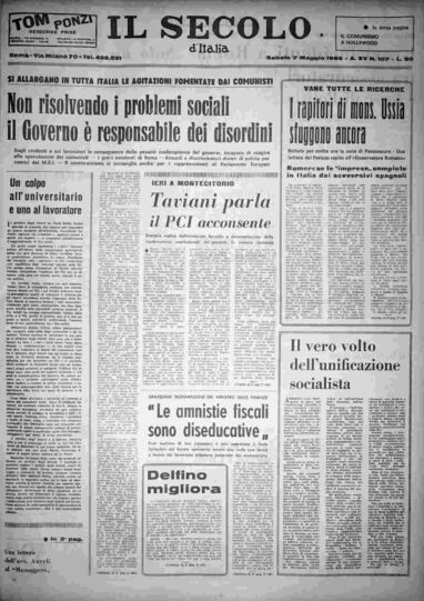 sabato 7 maggio 1966