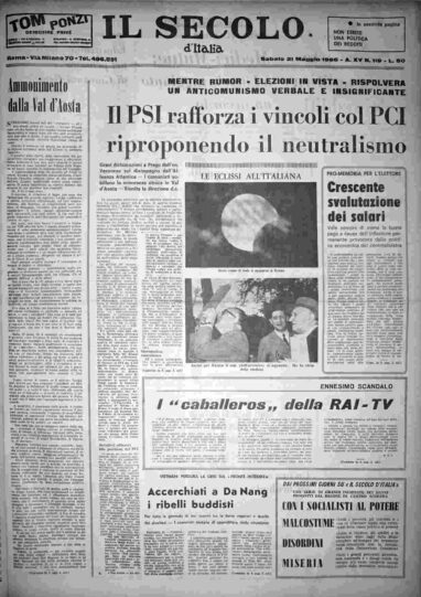 sabato 21 maggio 1966