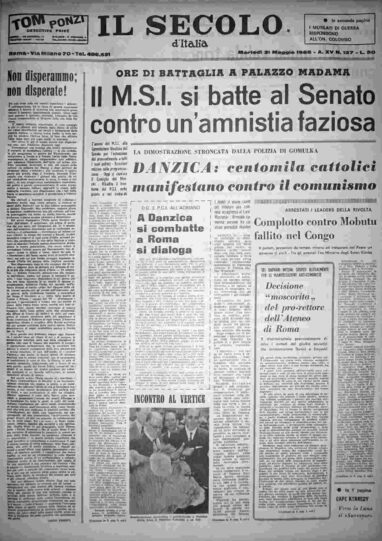 martedì 31 maggio 1966