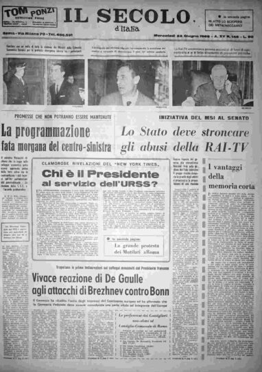 mercoledì 22 giugno 1966