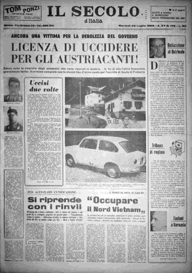 martedì 26 luglio 1966