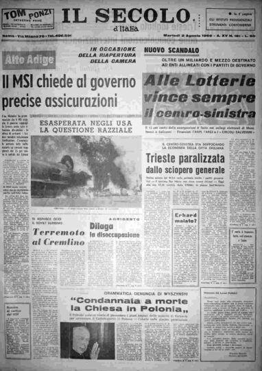 martedì 2 agosto 1966