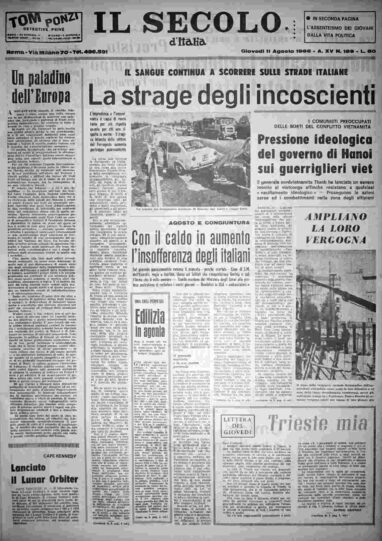 giovedì 11 agosto 1966