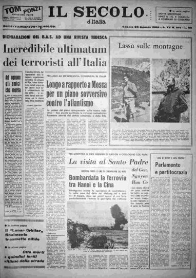 sabato 20 agosto 1966