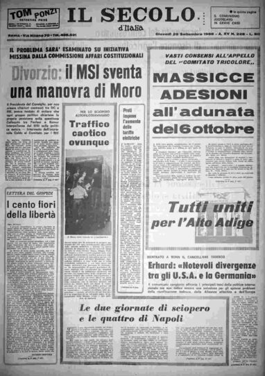 giovedì 29 settembre 1966