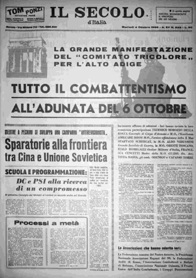 martedì 4 ottobre 1966