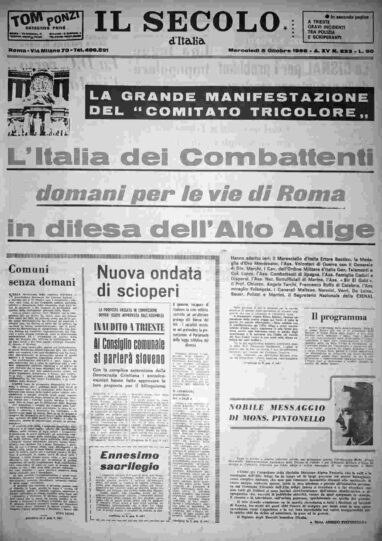 mercoledì 5 ottobre 1966