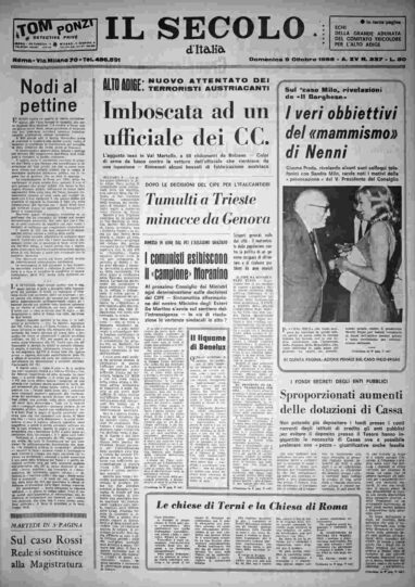 domenica 9 ottobre 1966