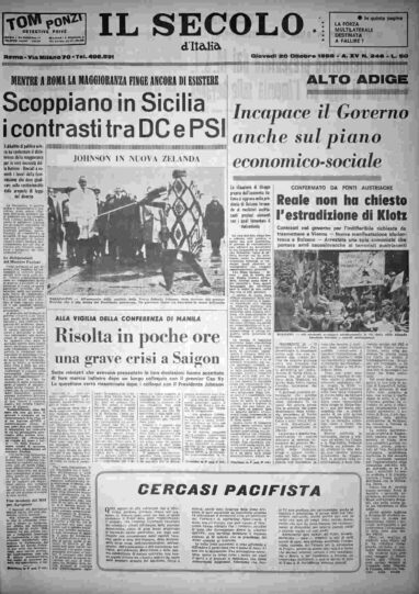giovedì 20 ottobre 1966