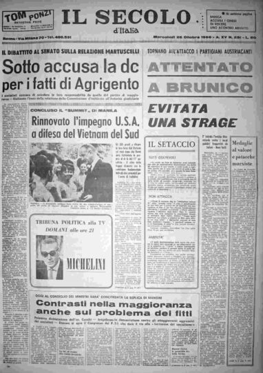 mercoledì 26 ottobre 1966